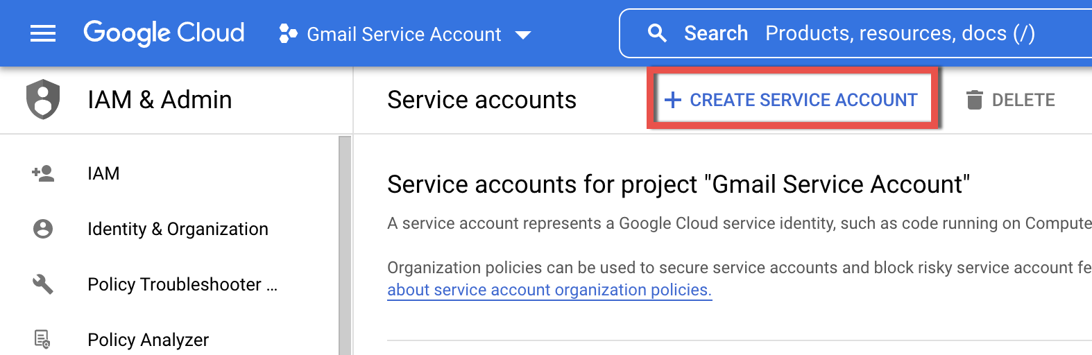 Google Workspace Updates: Adding support for service accounts in